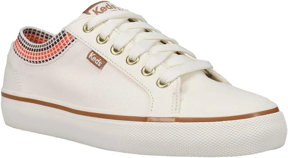 Keds Women's Jump Kick Rib Knit Lace Up Sneaker