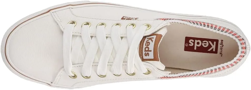 Keds Women's Jump Kick Rib Knit Lace Up Sneaker