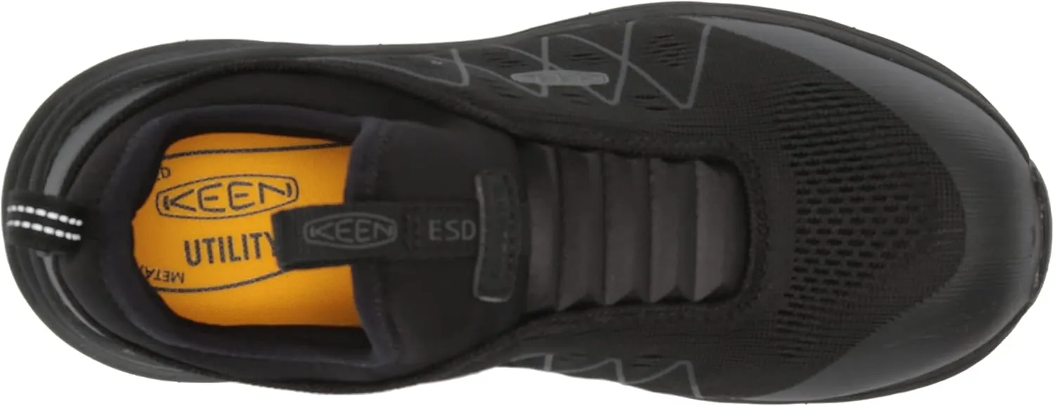 KEEN Utility Women's Vista Energy Shift Low Height Composite Toe ESD Slip-On Industrial Work Shoe