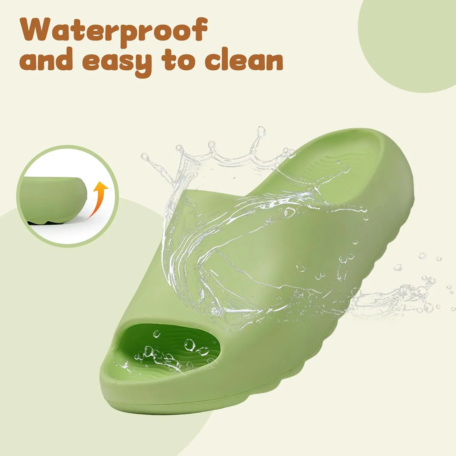 Kids Cloud Slides Slippers For Girls Boys,Pillow House Slippers Non-Slip Super Soft Quick Drying Shower Cushioned Slides Bathroom Thick Sole Sandals Indoor Outdoor Slippers