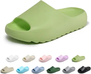 Kids Cloud Slides Slippers For Girls Boys,Pillow House Slippers Non-Slip Super Soft Quick Drying Shower Cushioned Slides Bathroom Thick Sole Sandals Indoor Outdoor Slippers