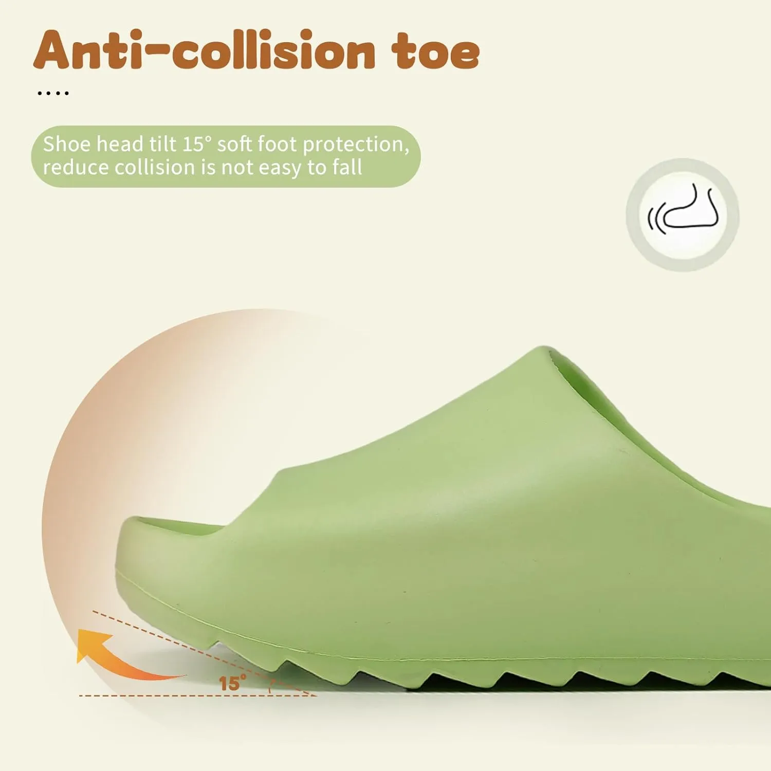 Kids Cloud Slides Slippers For Girls Boys,Pillow House Slippers Non-Slip Super Soft Quick Drying Shower Cushioned Slides Bathroom Thick Sole Sandals Indoor Outdoor Slippers
