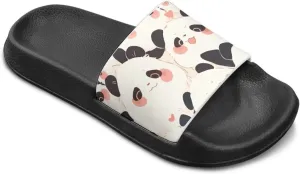 Kids EVA Slides Girls Slip On Slide Sandals Comfort Non-Slip Cushioned Sole Slippers Summer Shower Shoes Pool Beach Water Shoes