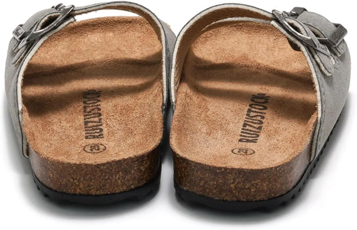 Kids Sandals Boys Girls Slide Non-slip Cork Open Toes Slippers with Adjustable Straps Slides for Kids Toddler