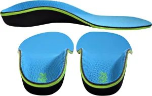 KidSole Stealth Fighter: High Arch Support Insole. Slim Profile, Strong Arch, Soft Memory Foam Top & Lightweight Design. Inward/Falling Ankle Correction ((18 CM US Little Kid's Size 9-11))