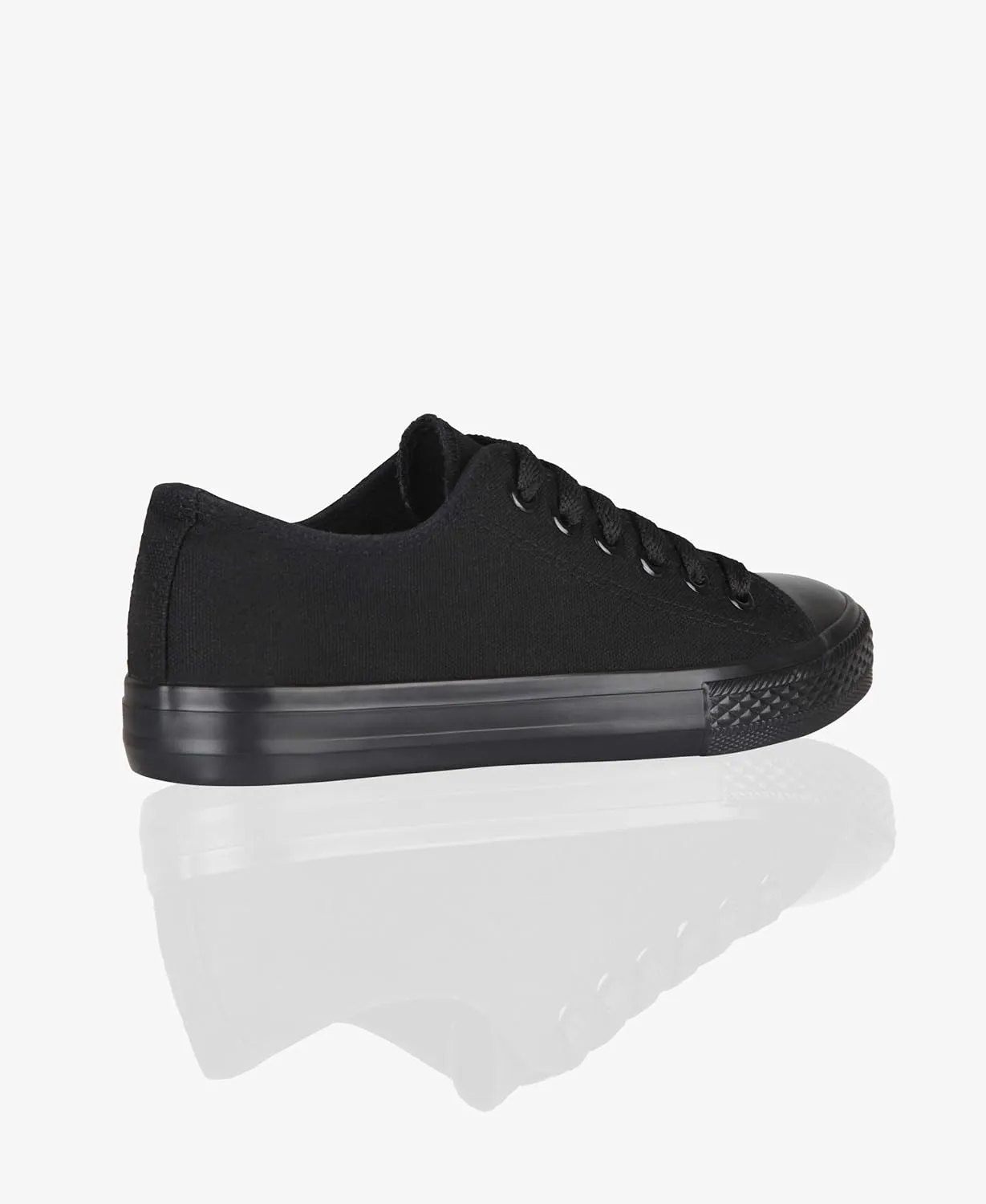 KRISP Women Girls Low Top Canvas Classic Fashion Lace Up Slip On Sneakers Shoes