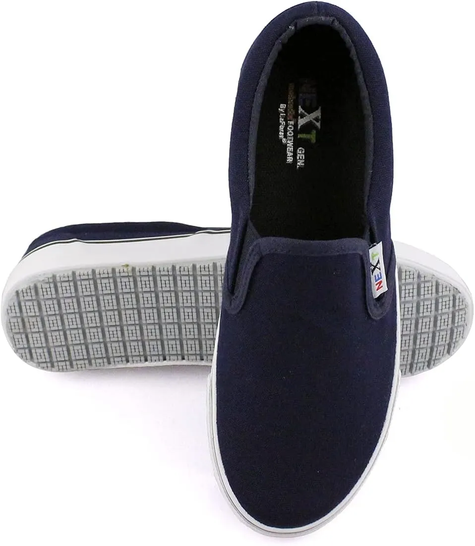Laforst Mens Sunbrella Cotton Upper Nonslip Slip On Flat Fashion Shoes