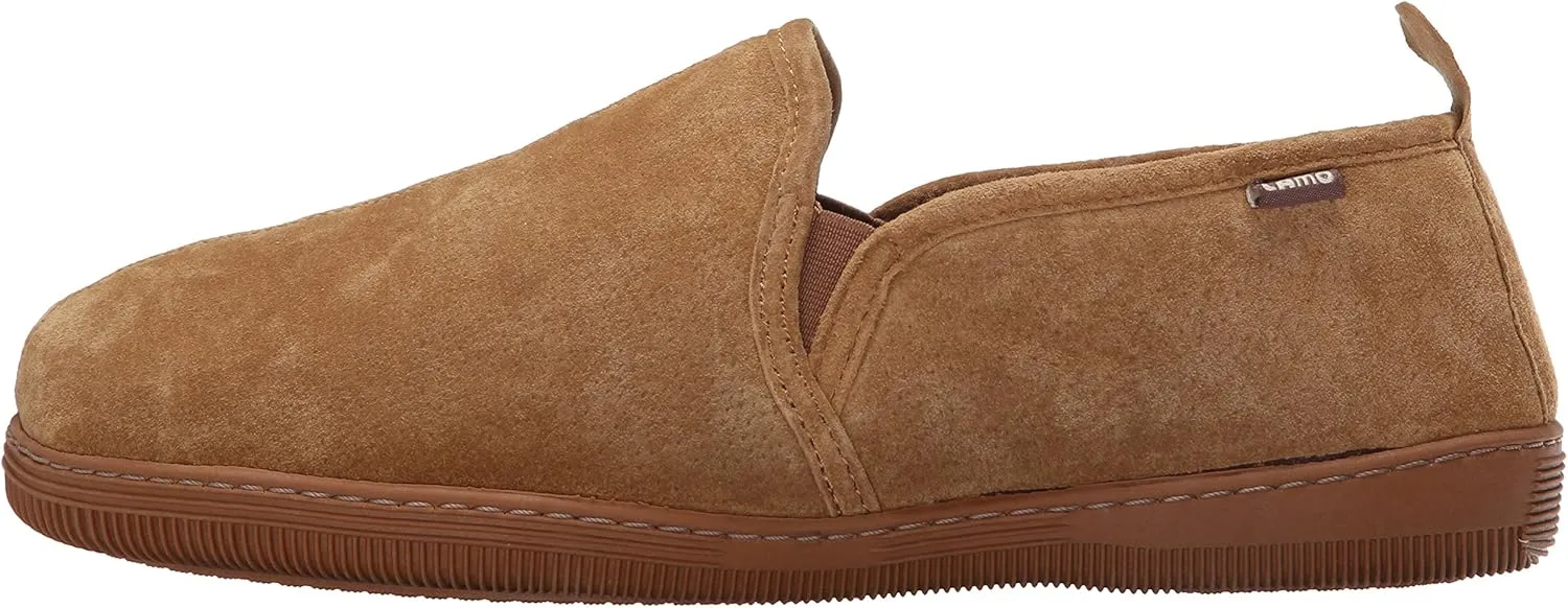 Lamo Men's Romeo Slip-on Shoe, Suede, Chestnut