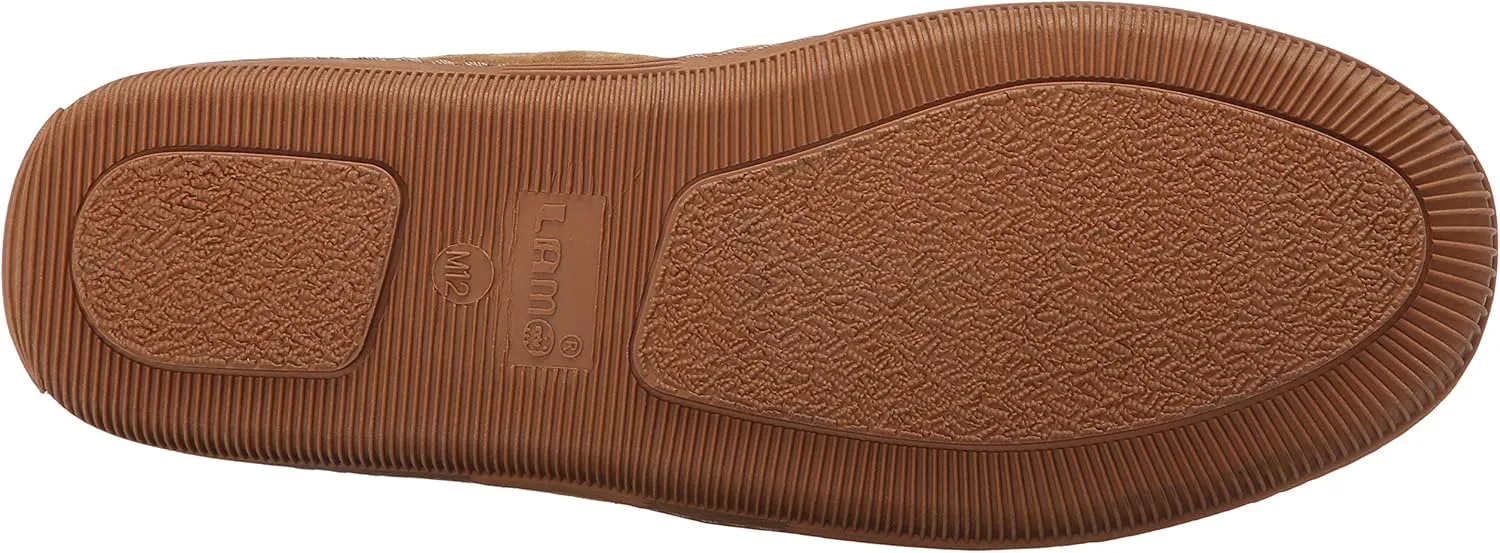 Lamo Men's Romeo Slip-on Shoe, Suede, Chestnut