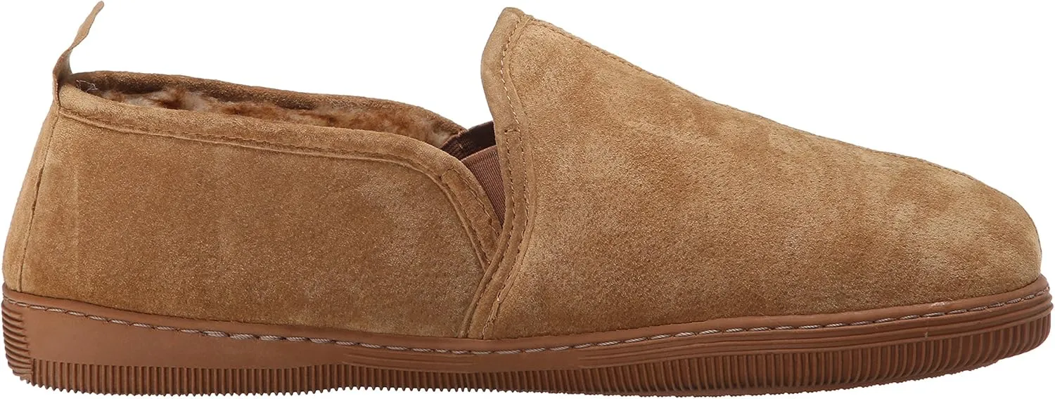 Lamo Men's Romeo Slip-on Shoe, Suede, Chestnut
