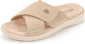 LazyStep Women's Orthotic Slide Sandals with Arch Support & Adjustable Straps