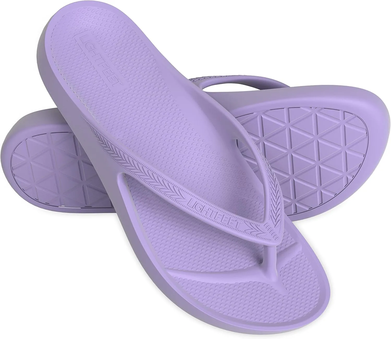 LightFeet Arch Support Flip Flops – Australian Podiatrists Designed FlipFlops for Women & Men Prevent Tired Aching Legs | Unisex Orthotic Plantar Fasciitis Flip Flops Made From Recycled Materials