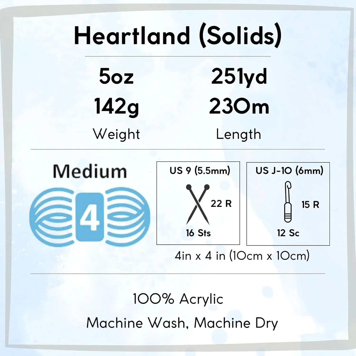 Lion Brand Heartland Gateway Arch 136-134 (3-Skeins - Same Dye Lot) Worsted Medium #4 Acrylic Yarn for Crocheting and Knitting with Project Bag