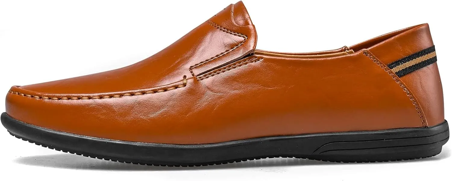 Loafer Premium Genuine Leather Men's Casual Shoes Slip On Mens Driving Penny Loafers for Men Lightweight Breathable
