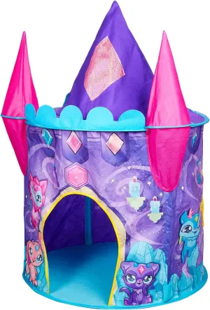 Magic Mixies Castle Play Tent for Girls and Boys, Easy Set-up for Instant Play, Easy to Assemble, Castle Princess Playhouse, 31.5” x 45.28” (DxH)