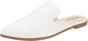 Maypie Womens Flat Mules Closed Pointed Toe Slip On Loafer Slides Backless Shoes