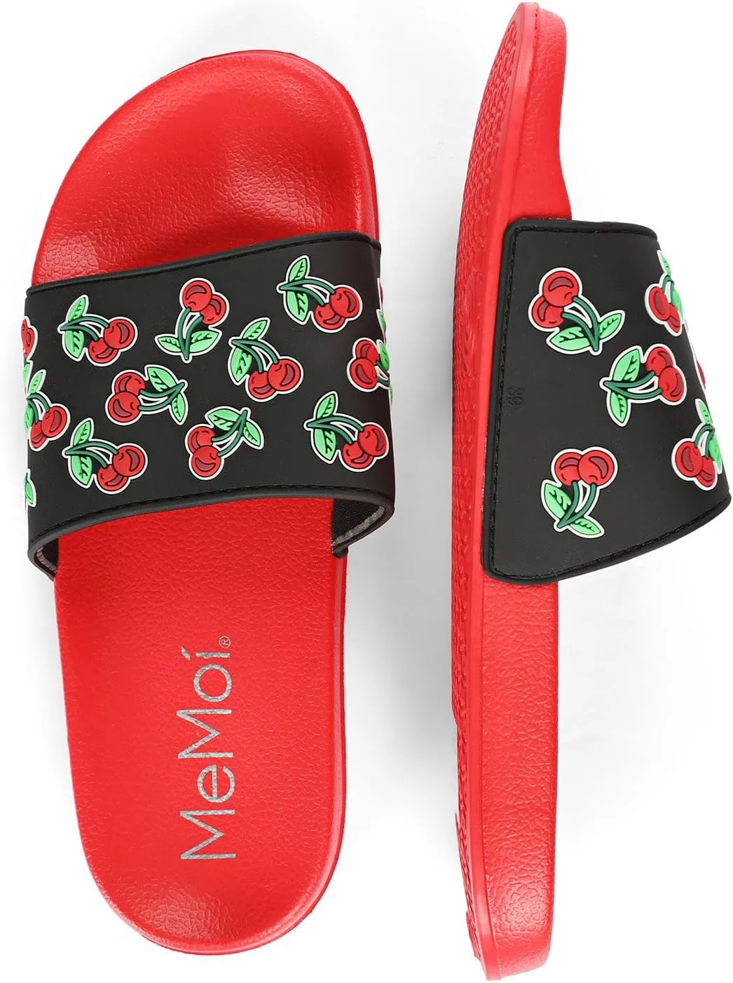 MeMoi Women's Cherries Lightweight Slides