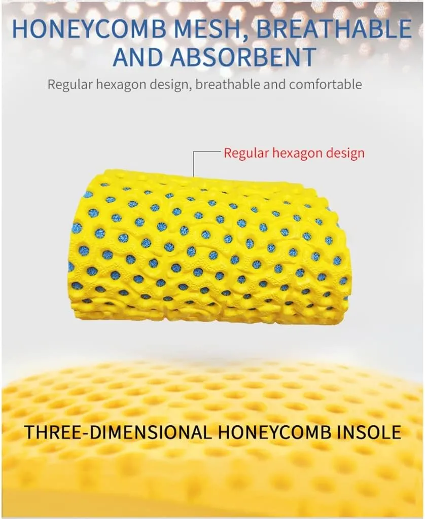 Memory Foam Insoles for Shoes Sole Mesh Deodorant Breathable Cushion Running Insoles for Feet Orthopedic Insoles(Small)