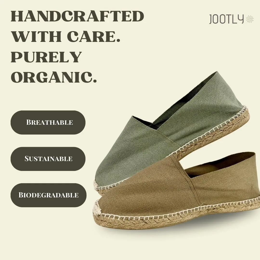 Men's Espadrille Flats Loafer Slip On