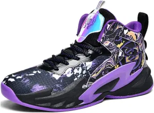 Men's High Top Basketball Shoes Outdoor Sports Running Tennis Sneakers