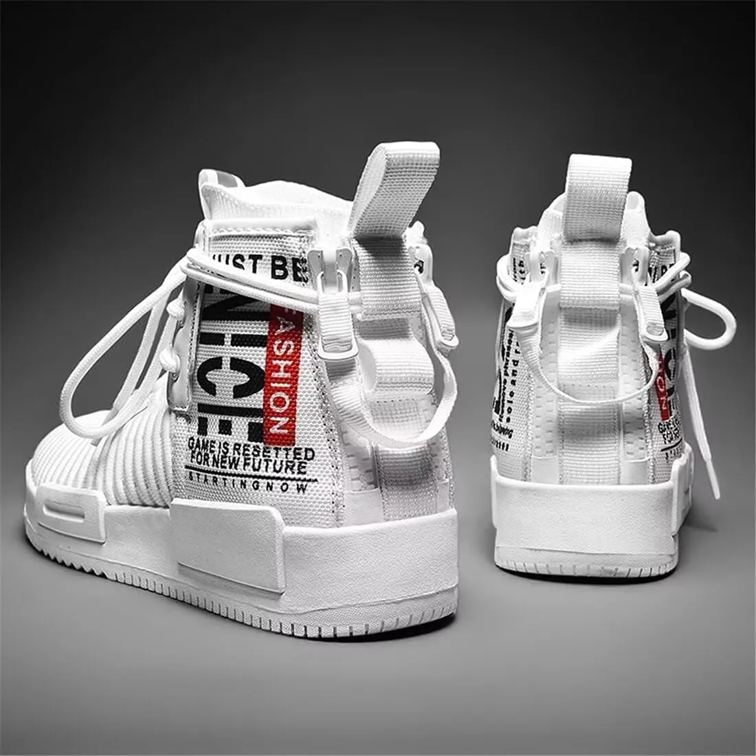 Men’s High Top Fashion Sneaker Casual Slip on Walking Shoes for Men