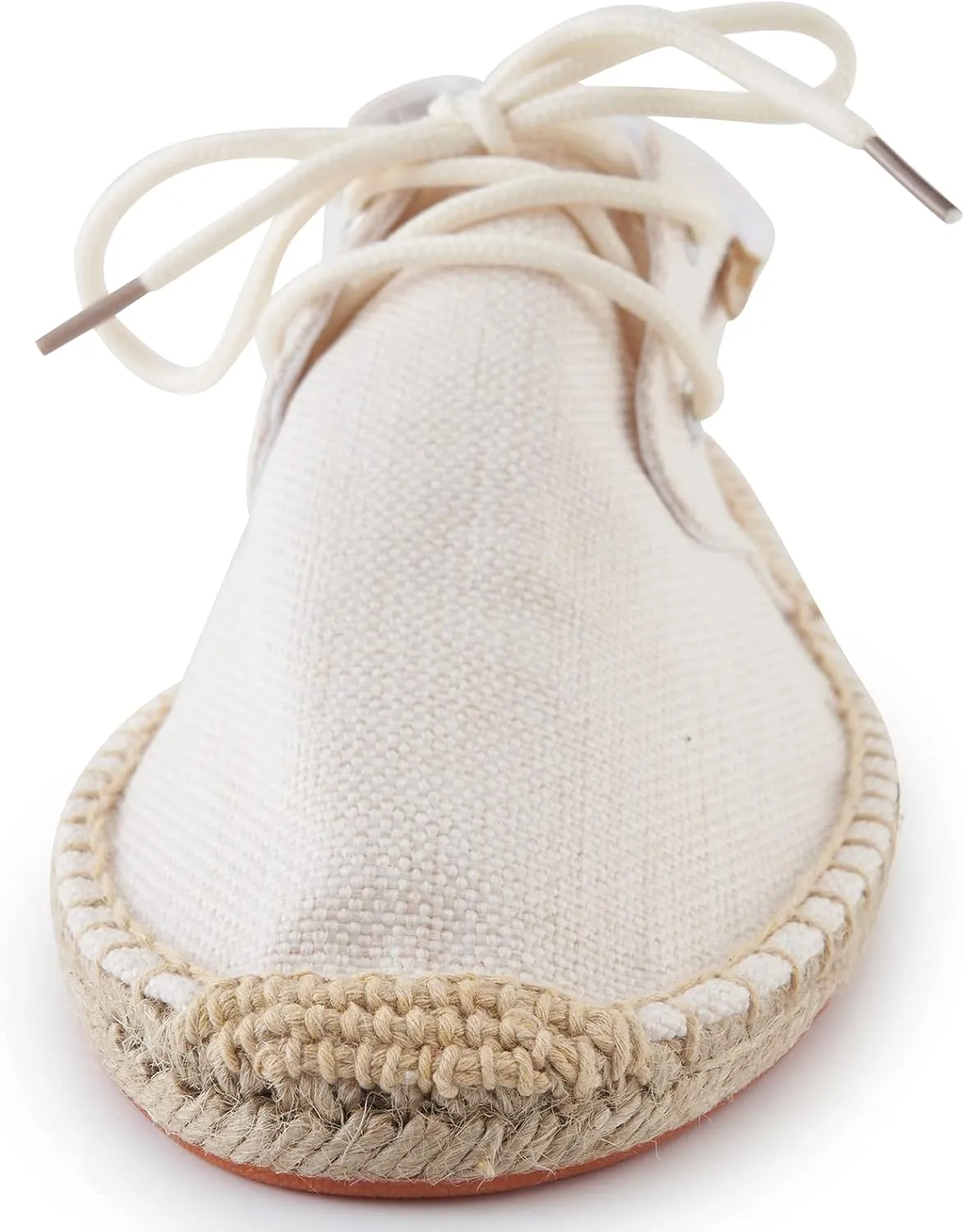 Men's Lace up Casual Canvas Slip on Flat Espadrille Shoes