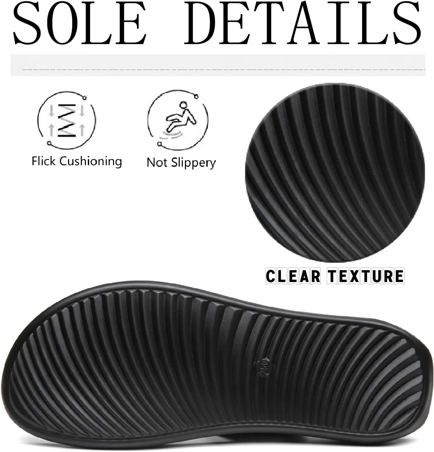 Men's Leather Slip On Slides Sandals Comfortable Lightweight Open Toe Anti-Slip Flat Summer Casual Slippers Indoor Outdoor Walking Beach Sandals