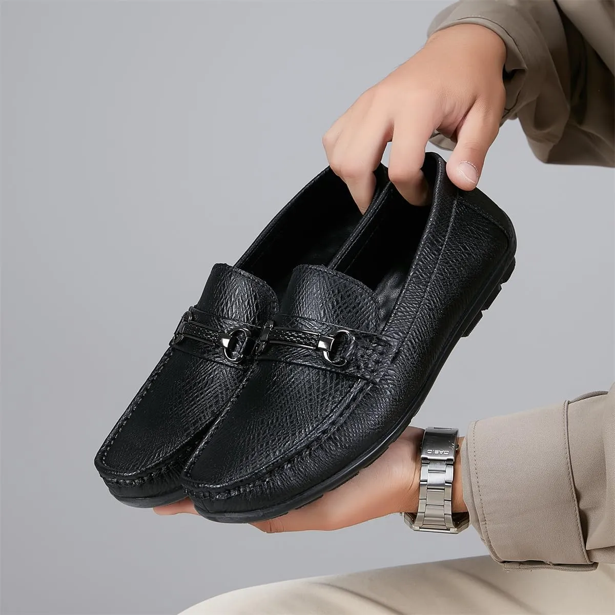 Men's Loafers Casual Slip On Shoes Driving Boat Shoes Soft Penny Loafers for Men