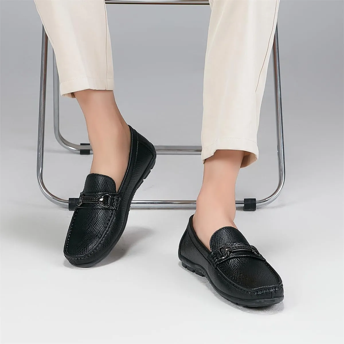 Men's Loafers Casual Slip On Shoes Driving Boat Shoes Soft Penny Loafers for Men