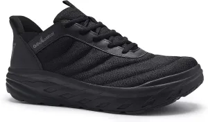 Men's Orthopedic Diabetic Wide Running Shoes: Comfortable Arch Support Plantar Fasciitis Sports Shoes for Easy On/Off, High Arch Orthotic Swollen Tennis Fashion Sneakers for Foot and Heel Pain Relief