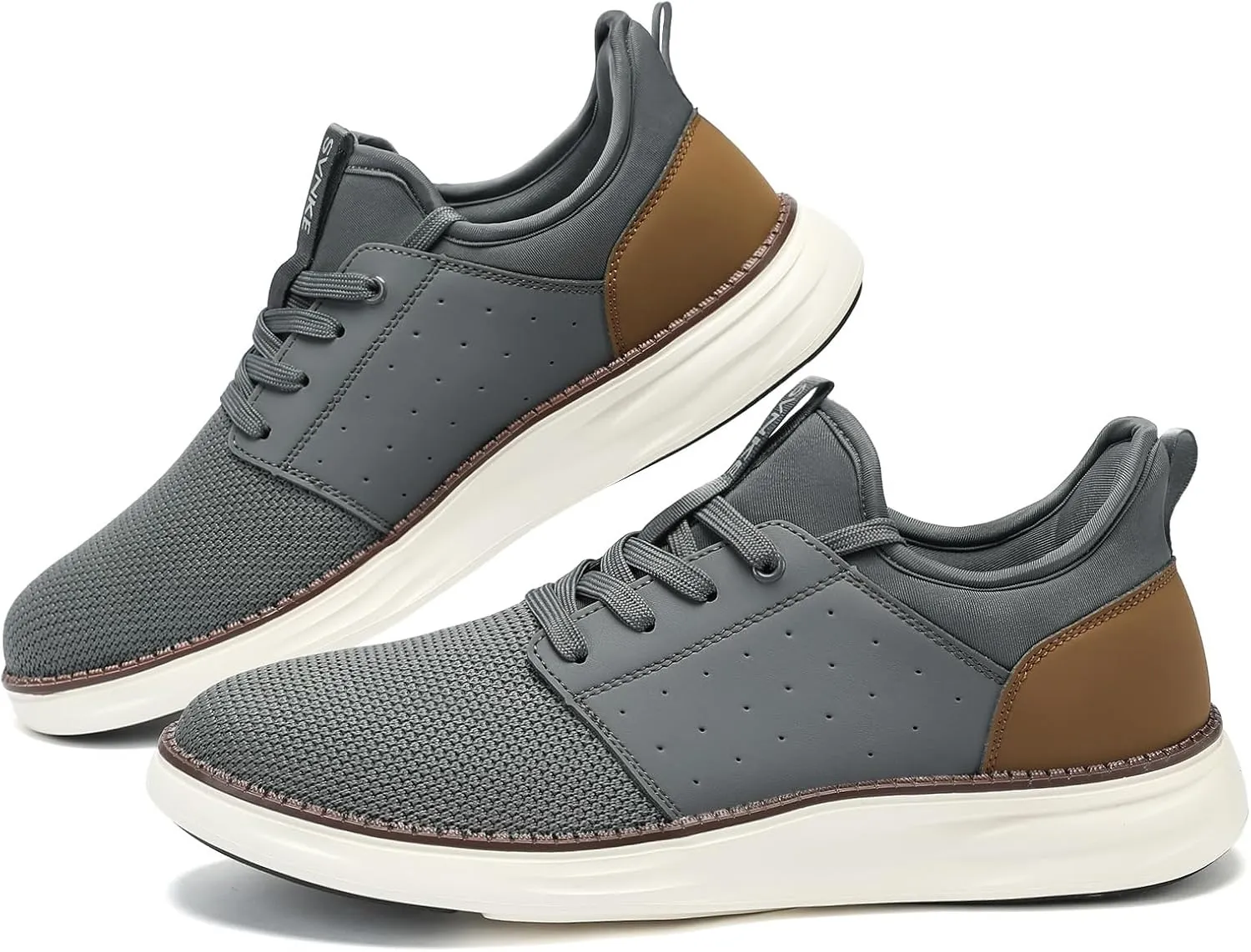 Men's Slip On Casual Fashion Shoes Hands Free Dress Sneakers Comfortable Lightweight Walking Shoes