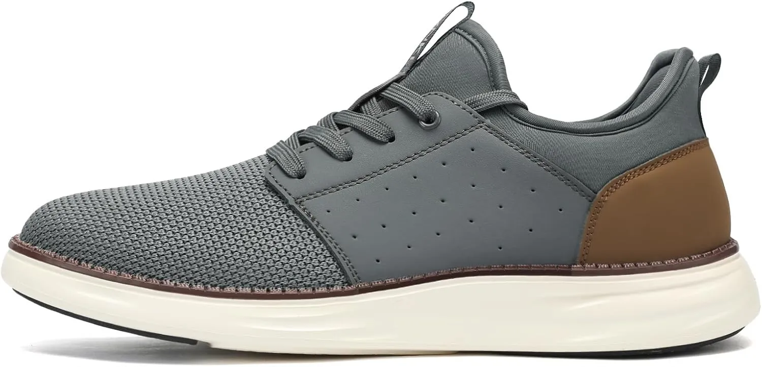 Men's Slip On Casual Fashion Shoes Hands Free Dress Sneakers Comfortable Lightweight Walking Shoes