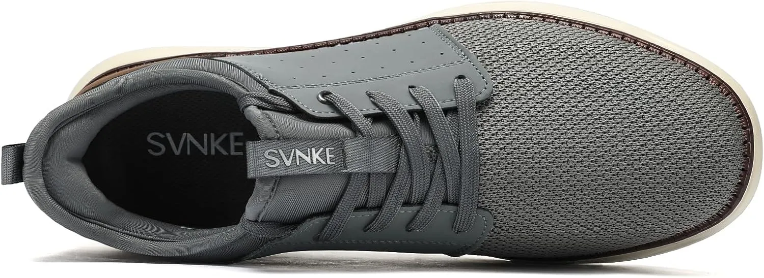 Men's Slip On Casual Fashion Shoes Hands Free Dress Sneakers Comfortable Lightweight Walking Shoes