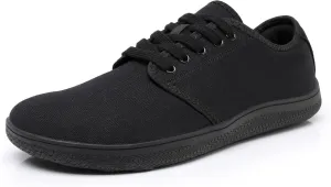 Men's Therapeutic Barefoot Shoes Wide Width – Orthotic-Friendly, Zero Drop Flat Sole for Plantar Fasciitis, Bunions & Natural Arch Support (Non-Binding Design)