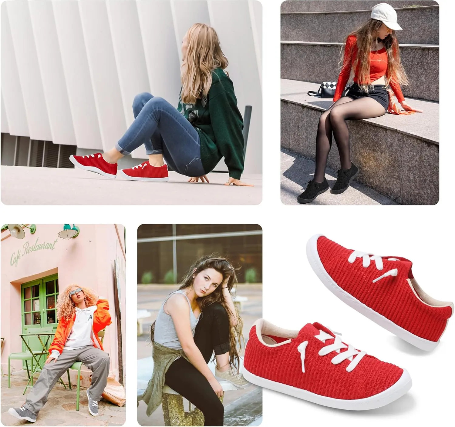 Mesh Slip On Shoes Women Comfort Knit Slip On Loafer Casual Fashion Sneaker Lightweight and Breathable Walking Flats