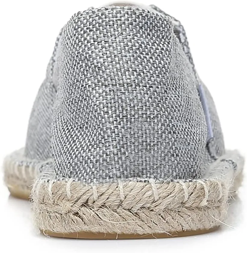 Mintzice Men's Solid Comfortable Slip on Canvas Espadrilles Flat