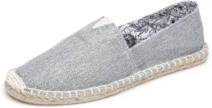 Mintzice Men's Solid Comfortable Slip on Canvas Espadrilles Flat