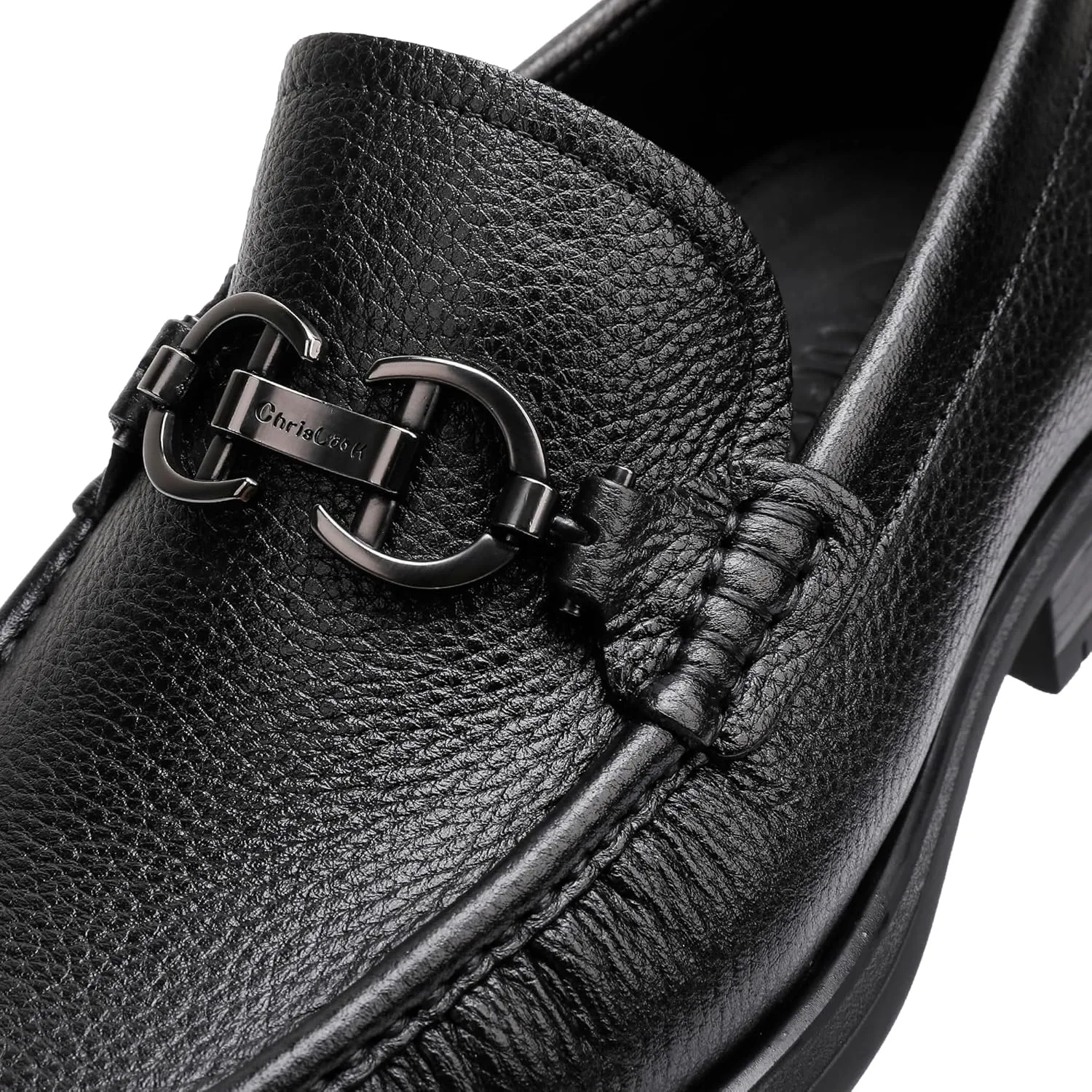 Mokilife Men's Loafers Outlet, Leather Chunky Dress Shoes Formal Loafers Slip on Penny for Men