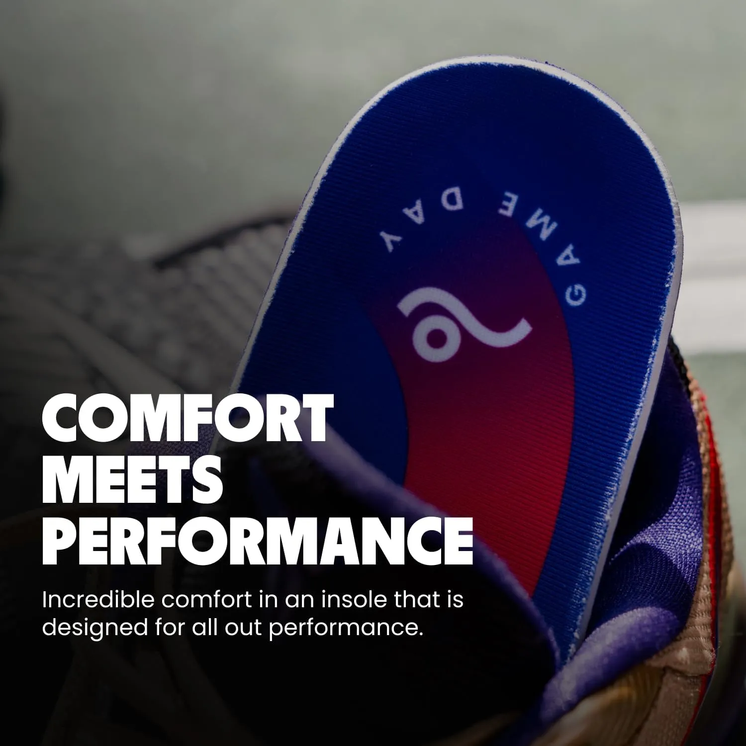 MOVE Game Day - All-Purpose Support Insoles - Plantar Fasciitis, Running, Shock Absorption, Flat Feet, Arch Support, Basketball, Active Lifestyle, Walking and Athletics (M 5-5.5 / WM 6.5-7)
