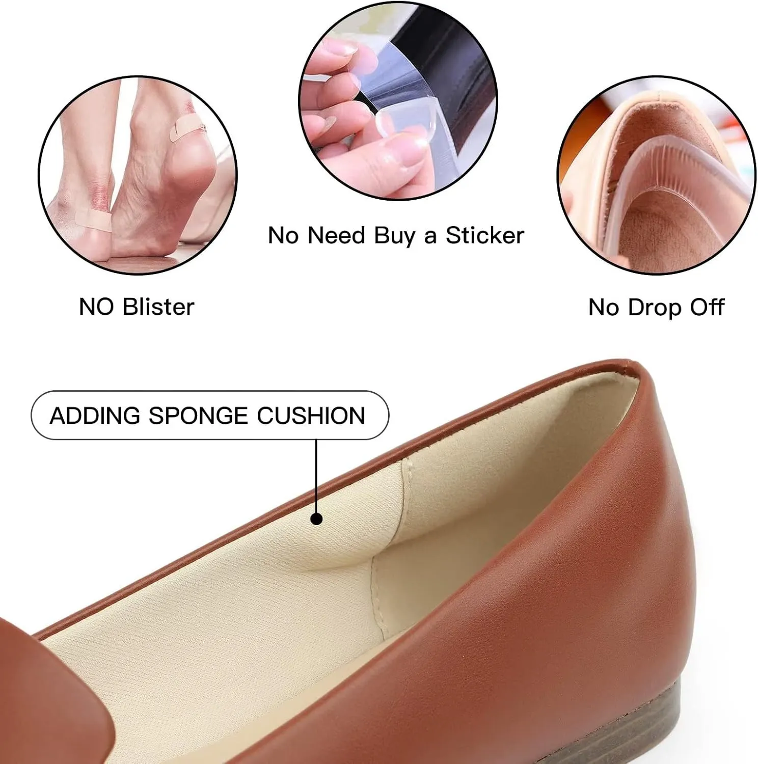 MUSSHOE Flat Shoes Women Comfortable Slip on Women's Flats