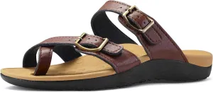 mysoft Women's Arch Support Slide Sandals Adjustable Orthopedic Flip Flops Comfortable Walking Summer Shoes