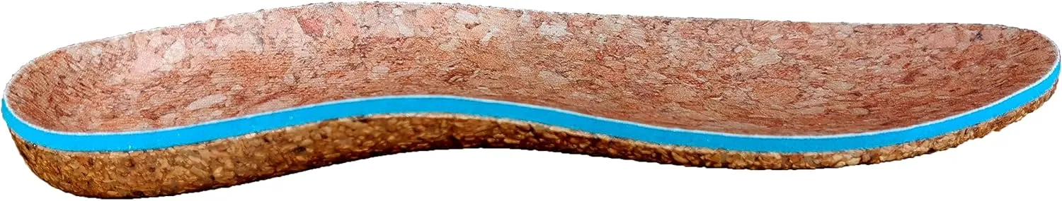 Nature Cork Arch Support Insoles for Men and Women Shoe Inserts Orthotic Inserts Flat Feet Foot - Plantar Fasciitis Orthotic Insoles for Arch Pain High Arch - Boot Insoles (Women 6.5-7)