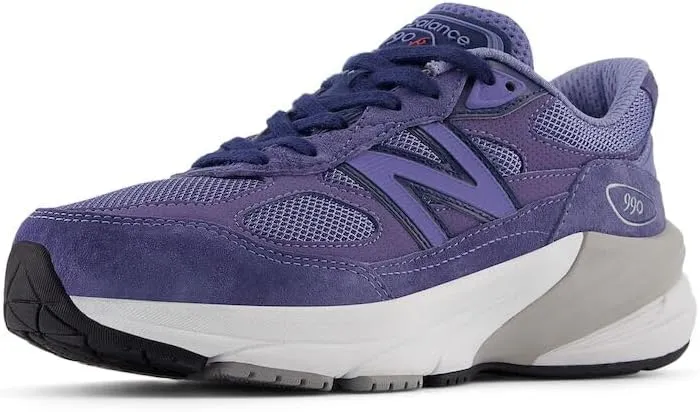 New Balance Kids' 990 V6 Lace-Up Sneaker