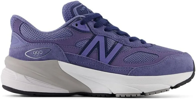New Balance Kids' 990 V6 Lace-Up Sneaker