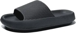 NewDenBer Cloud Slides Slippers for Women and Men Soft Cushioned Thick Sole Shower Bathroom Indoor Outdoor House Slide Sandals