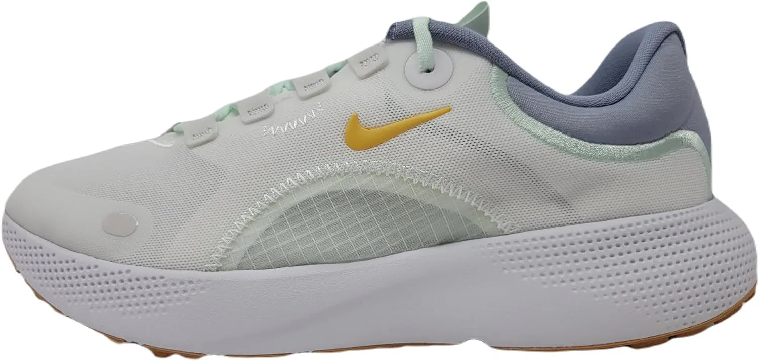 Nike Womens React Escape RN Running Shoes, White/Solar Flare-Glacier Grey, 9 M US