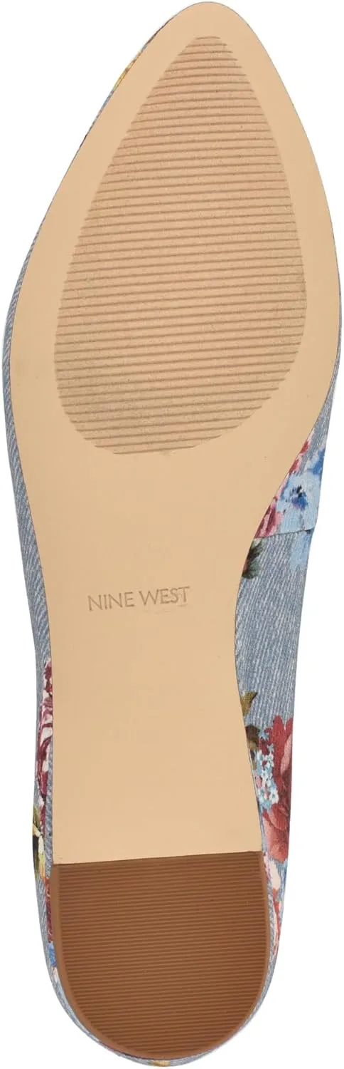 Nine West Women's Speakup Pointy Toe Slip-On Ballet Flat