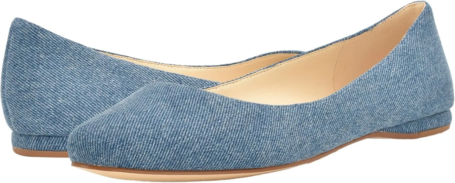 Nine West Women's Speakup Pointy Toe Slip-On Ballet Flat