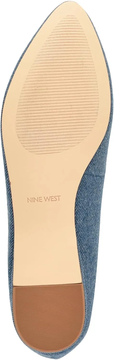 Nine West Women's Speakup Pointy Toe Slip-On Ballet Flat
