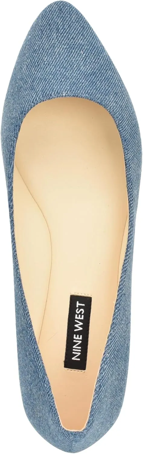 Nine West Women's Speakup Pointy Toe Slip-On Ballet Flat